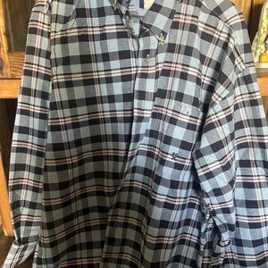 Twenty Black and Gray Casual Button Down Shirt